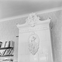 Silvåkra prästgård, kakelugn
