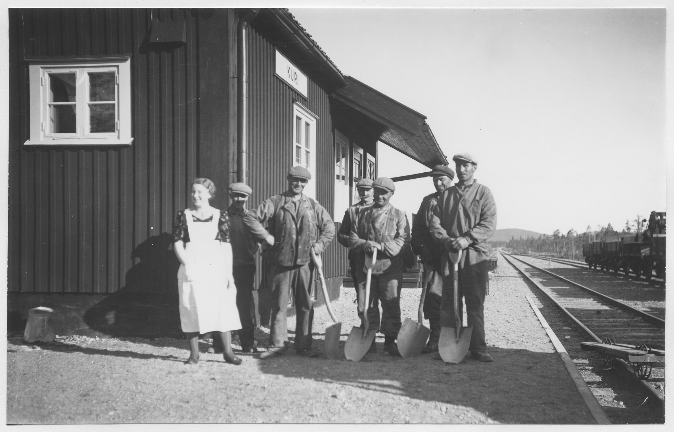 Mårten Sjöbeck, Kuri järnvägsstation