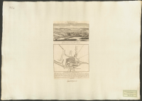 Vorstellung der Niederlage der sachsen bei Pultowsk d 21 apr 1703. Grundriss der statt Pultowsk.[Bild]