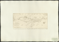 Vattudrag mellan Siöen Immelen och Helgeå.[Kartografiskt material]