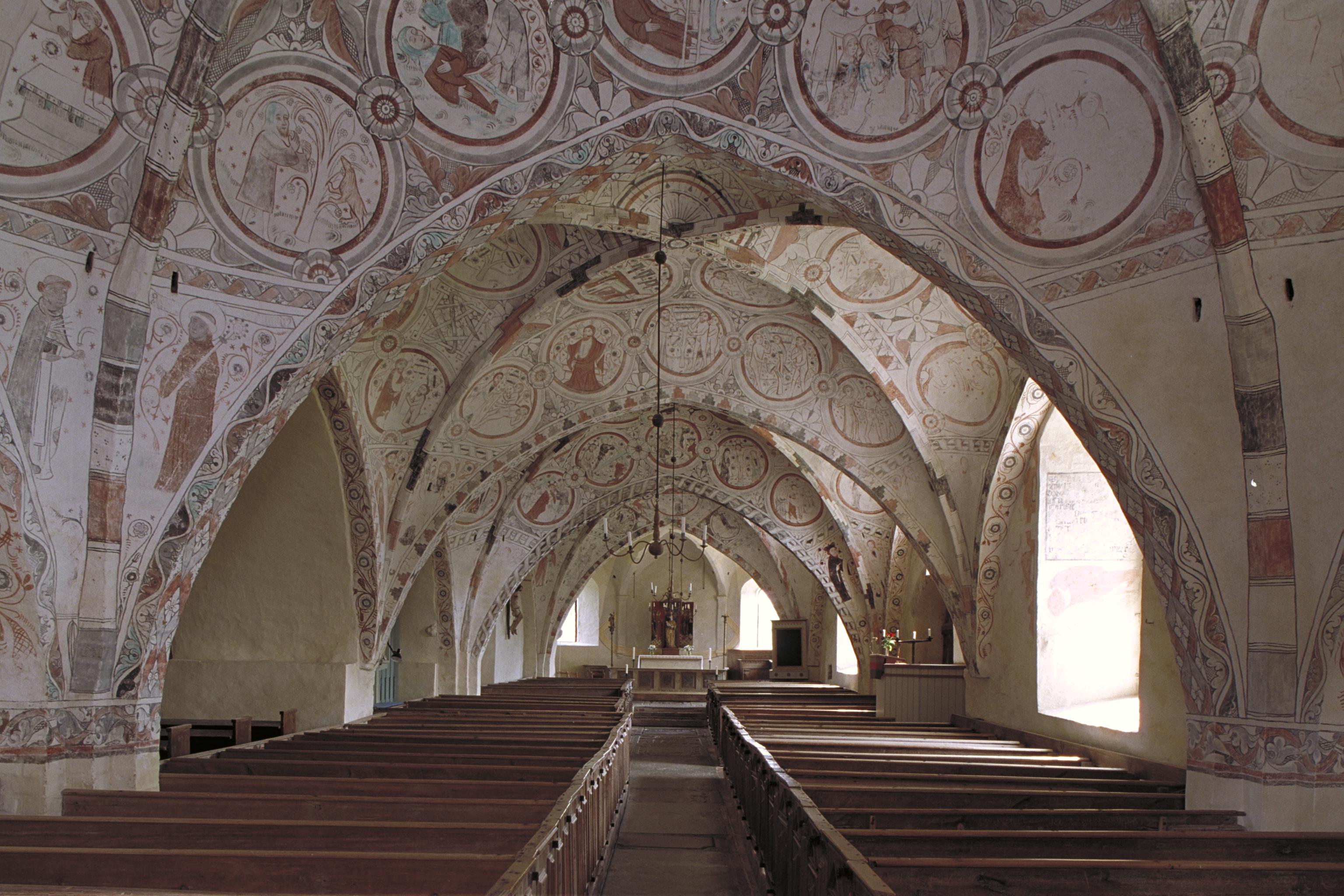 Bengt A Lundberg, Risinge gamla kyrka (Sankta Maria kyrka)