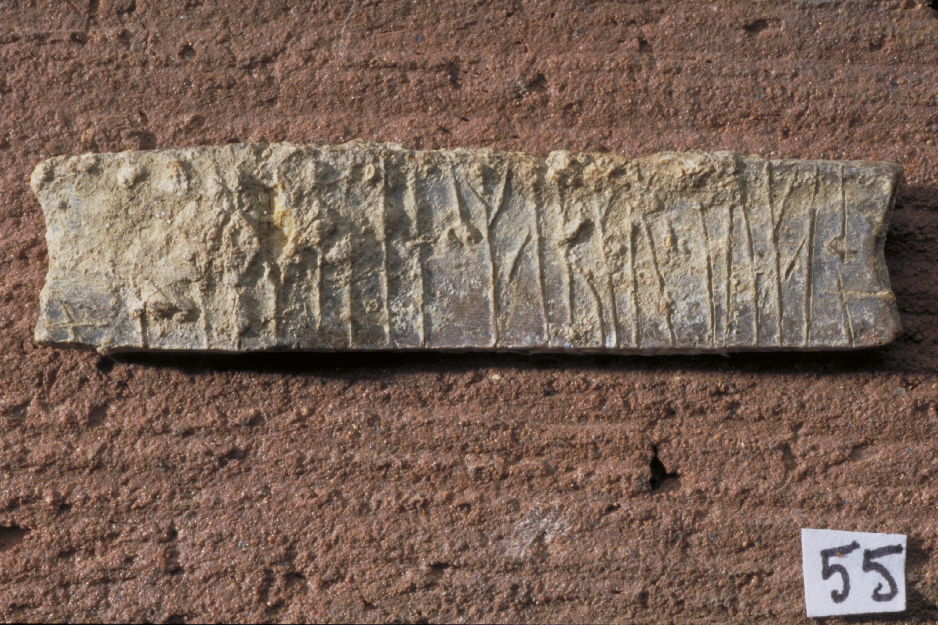 Bengt A Lundberg, Kat nr 055 Amulett av bly, från Danmark