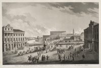 Utsigt af Stockholm från Gustaf Adolfs torg.[Bild]