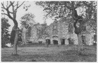 Eksjöhovgård, ruiner