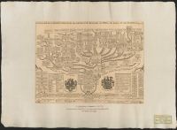 Genealogie de la maison d'Holsein, ses differentes brances, ses titres, ses armes, et ses alliances.[Bild]