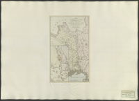 1809 års riksgräns emellan Sverige och Ryssland jemte special öfver trackten kring Torneå stad..[Kartografiskt material]