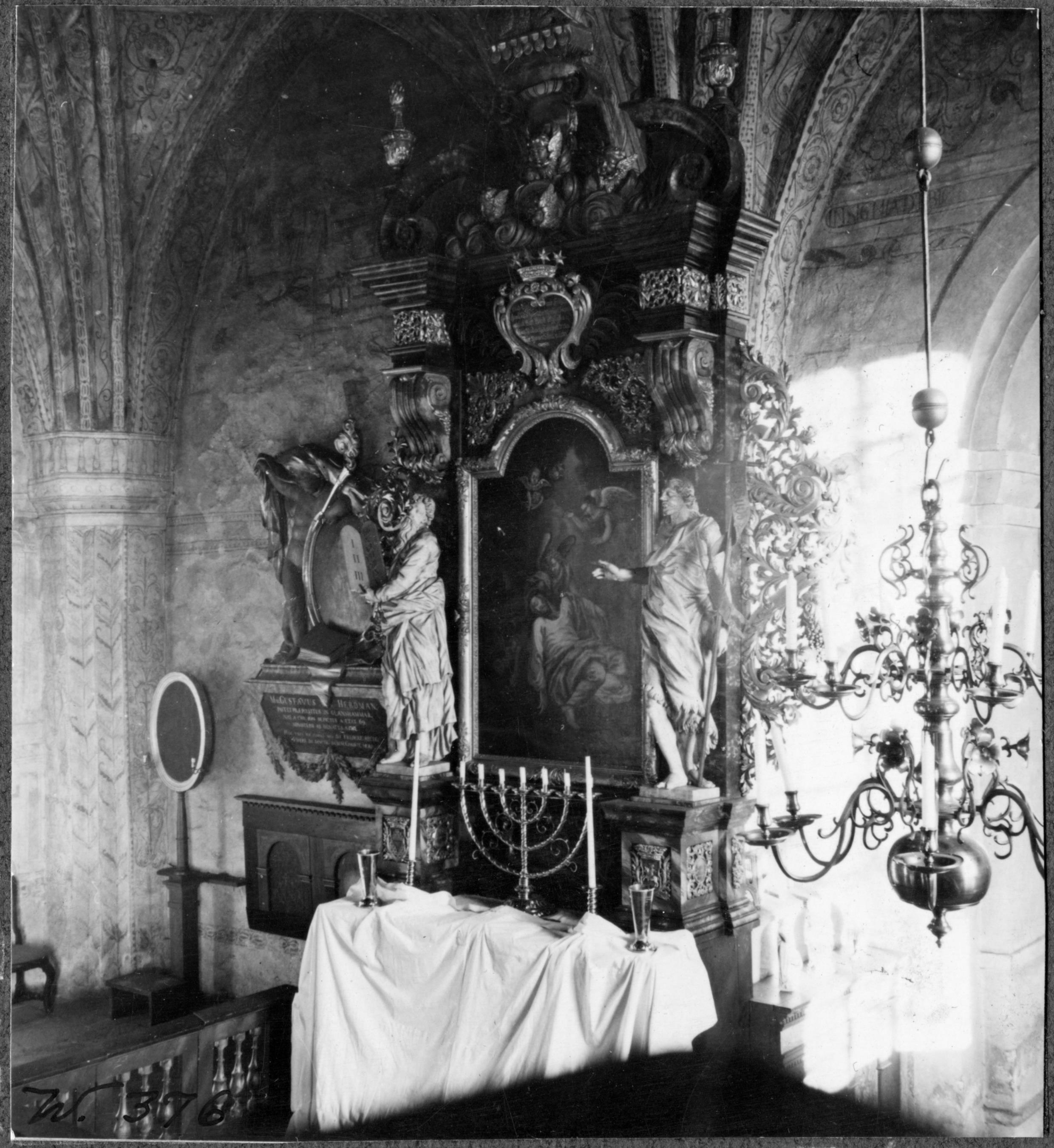 Bertil Waldén, Glanshammars kyrka