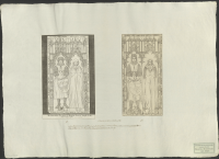 Gravsten över den heliga Birgittas föräldrar i Uppsala domkyrka