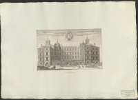 Den vittberömde och utmärkte herr greven och fältherren Karl Gustaf Wrangels palats i Stockholm, sett från stadssidan