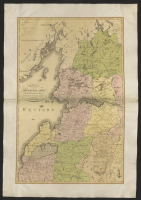 Karta över Östergötlands nordvästra del