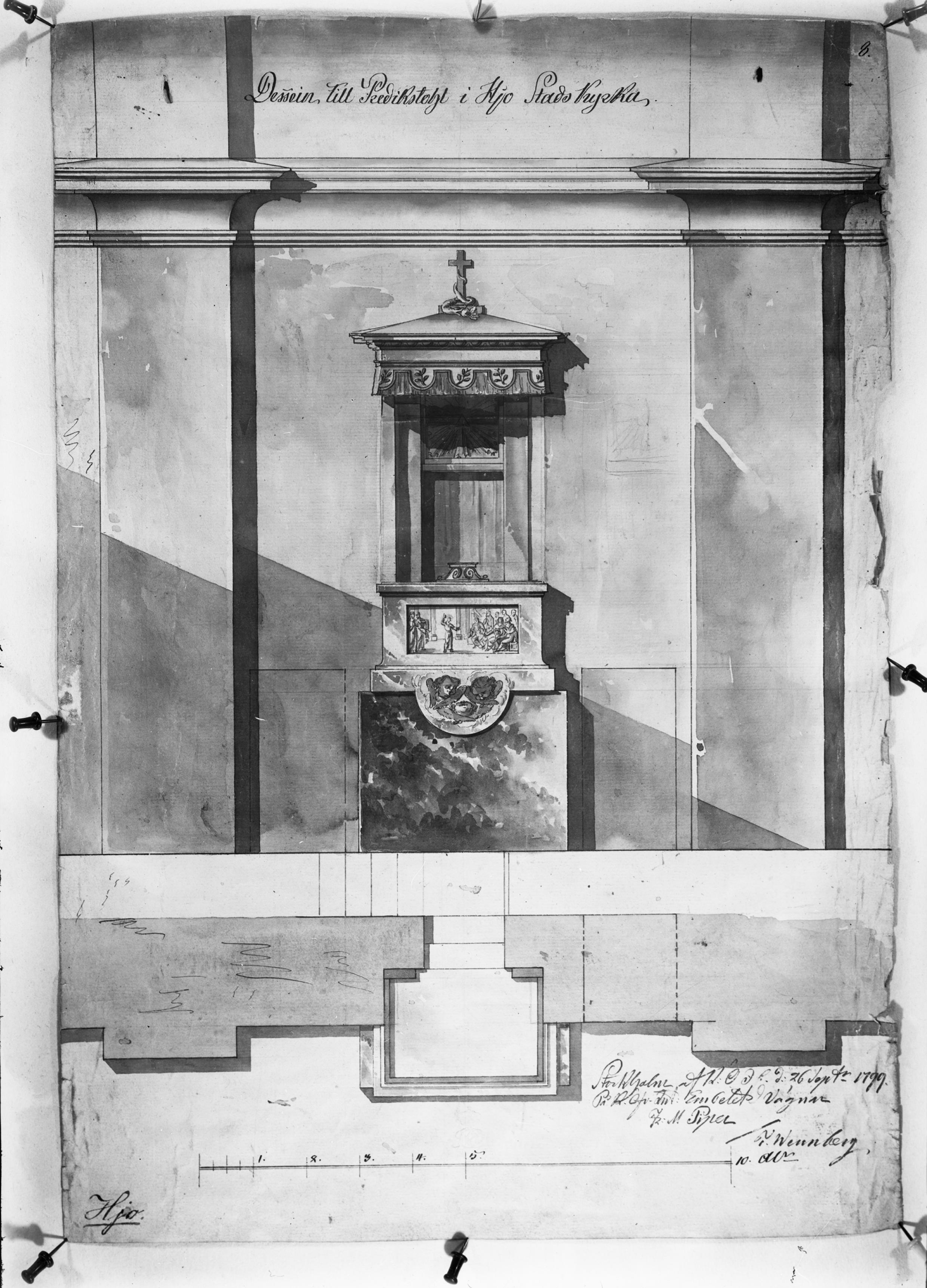 Axel Forssén, Hjo kyrka
