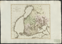 Wäg-Karta öfver Finland utgifwen af Kongl. Landmäteri kontoret 1806.[Kartografiskt material]