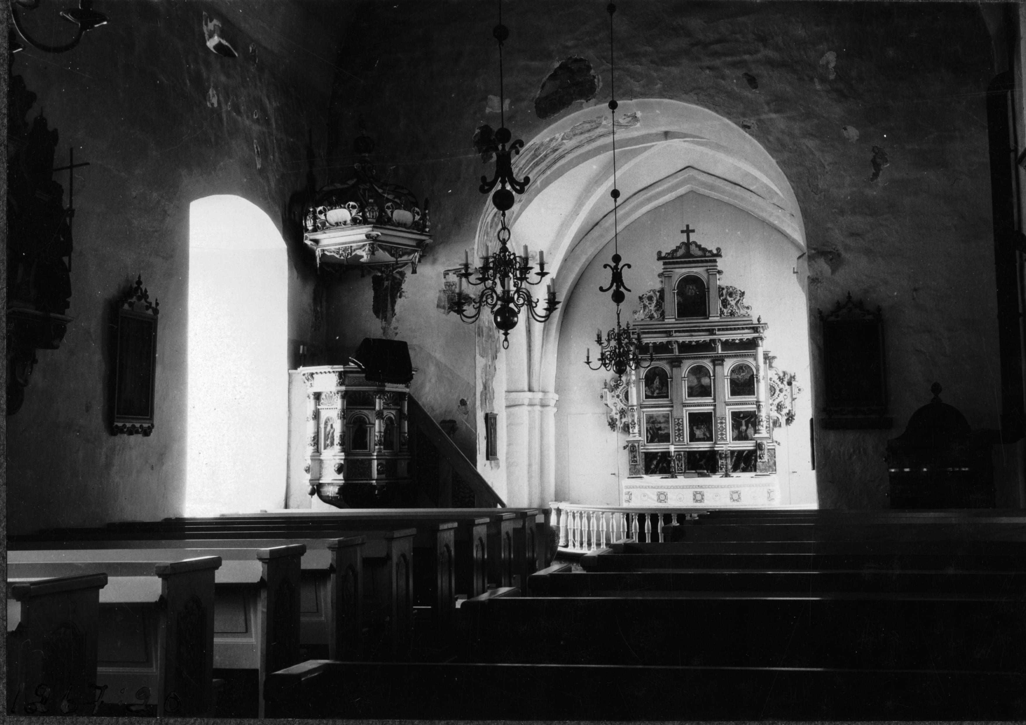 Bertil Berthelson, Finja kyrka