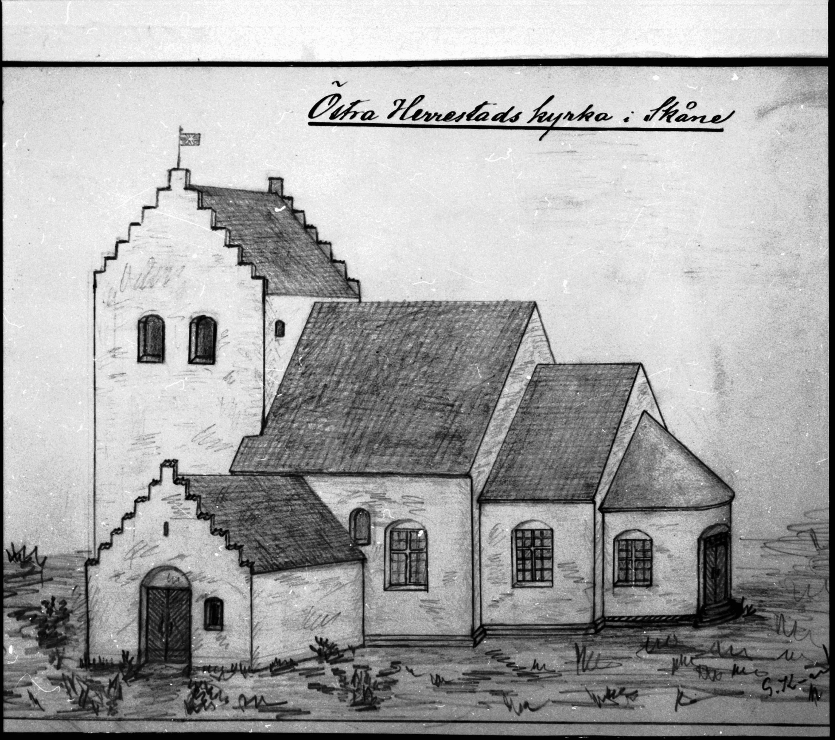 Nils Lagergren, Östra Herrestads kyrka