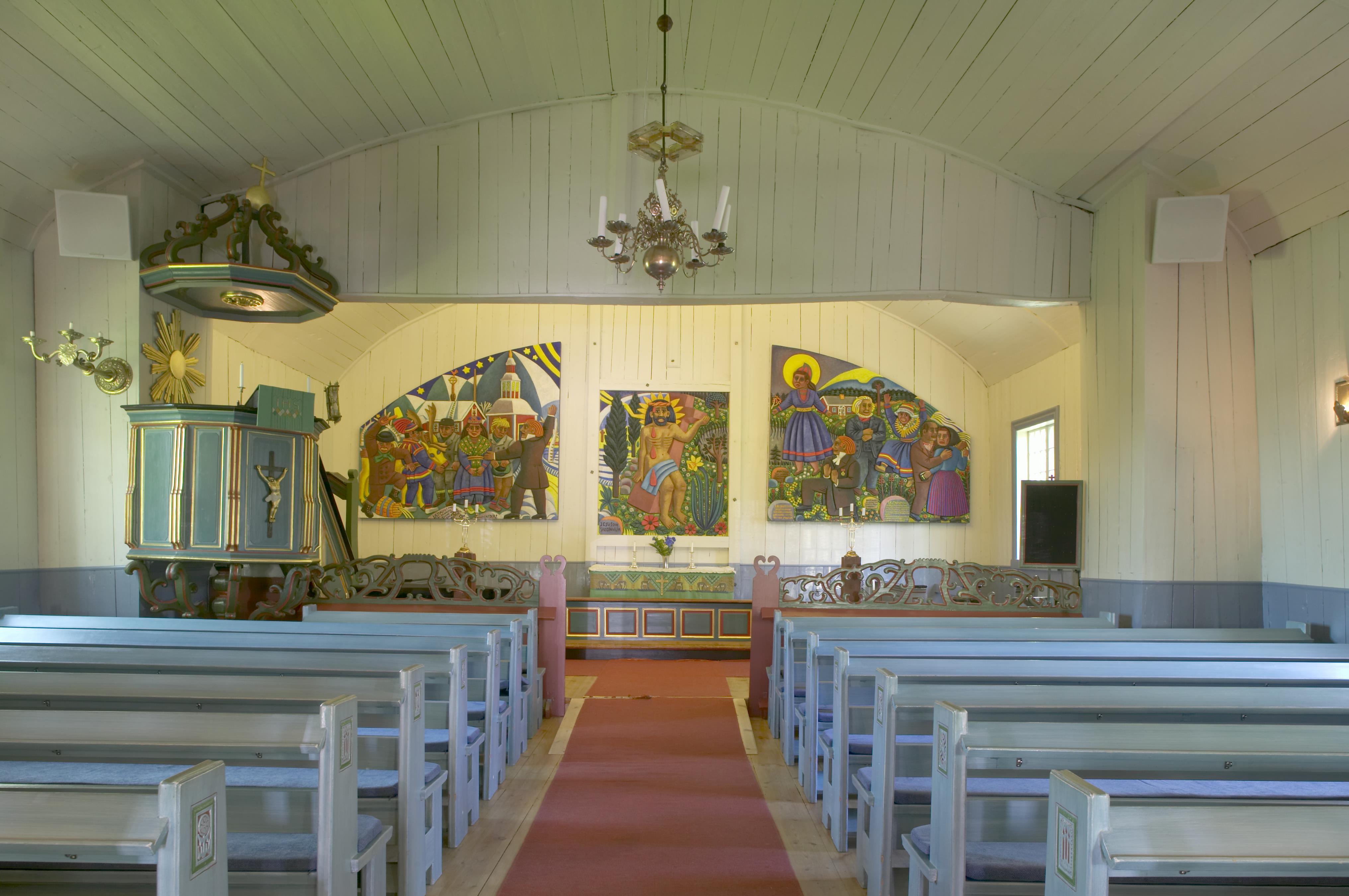 Bengt A Lundberg, Jukkasjärvi kyrka