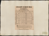 Geografisk och politisk tabell öfver Europa som är den minsta fierdedelen af werlden.[Bild]