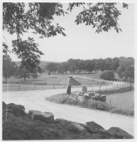 Vireda socken, landskap med väg och fattigbössa