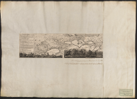 Karta över Bråvalla hed i Småland, Kronobergs län, Allbo härad i Värend, där svear och götar utkämpade sina över hela Norden beprisade strider med hunner, cimbrer, danskar, jutar, frieser och andra mäktiga folkslag, med många ännu synliga gravar och minne