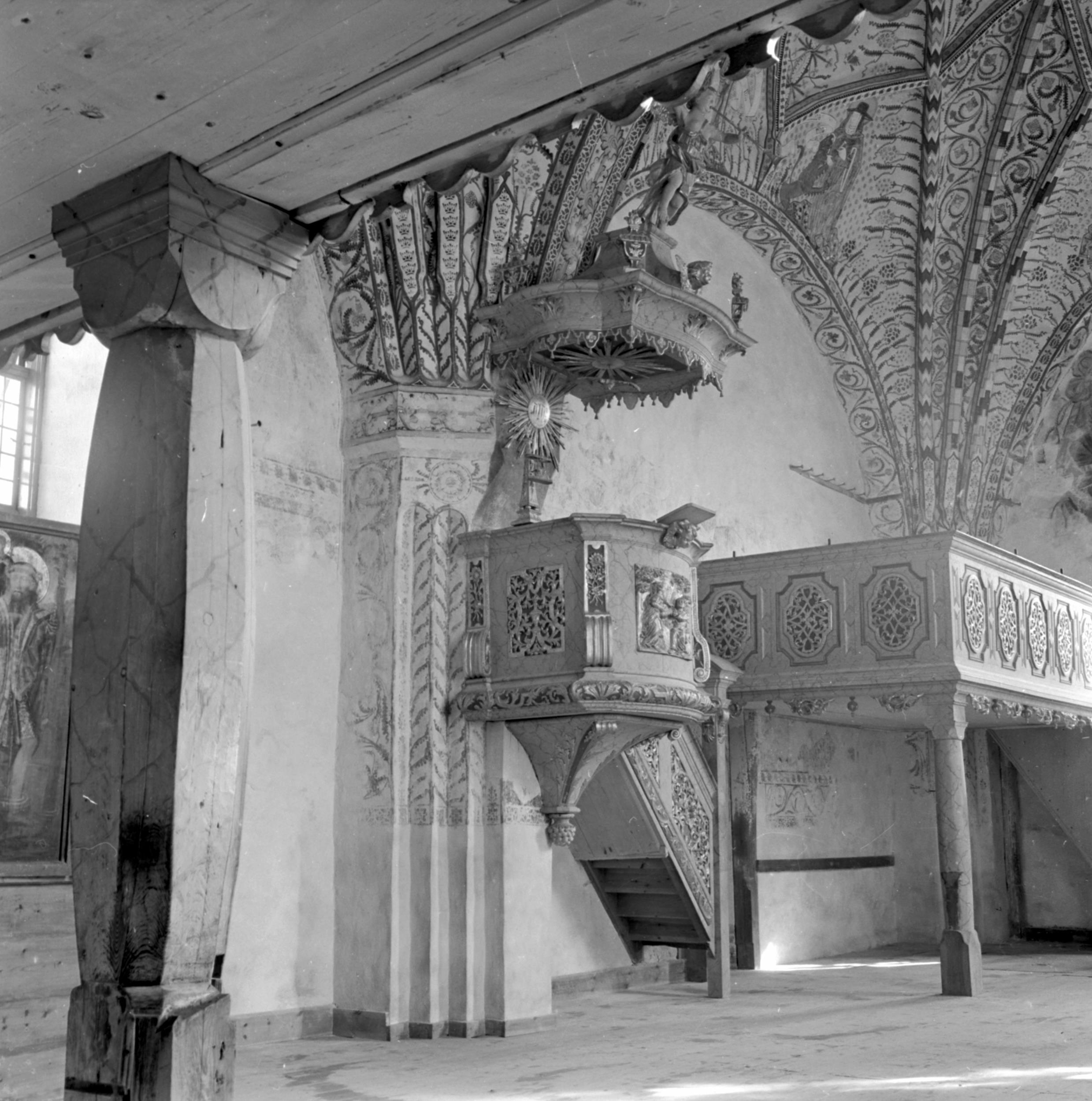 Iwar Anderson, Enånger, gamla kyrkan
