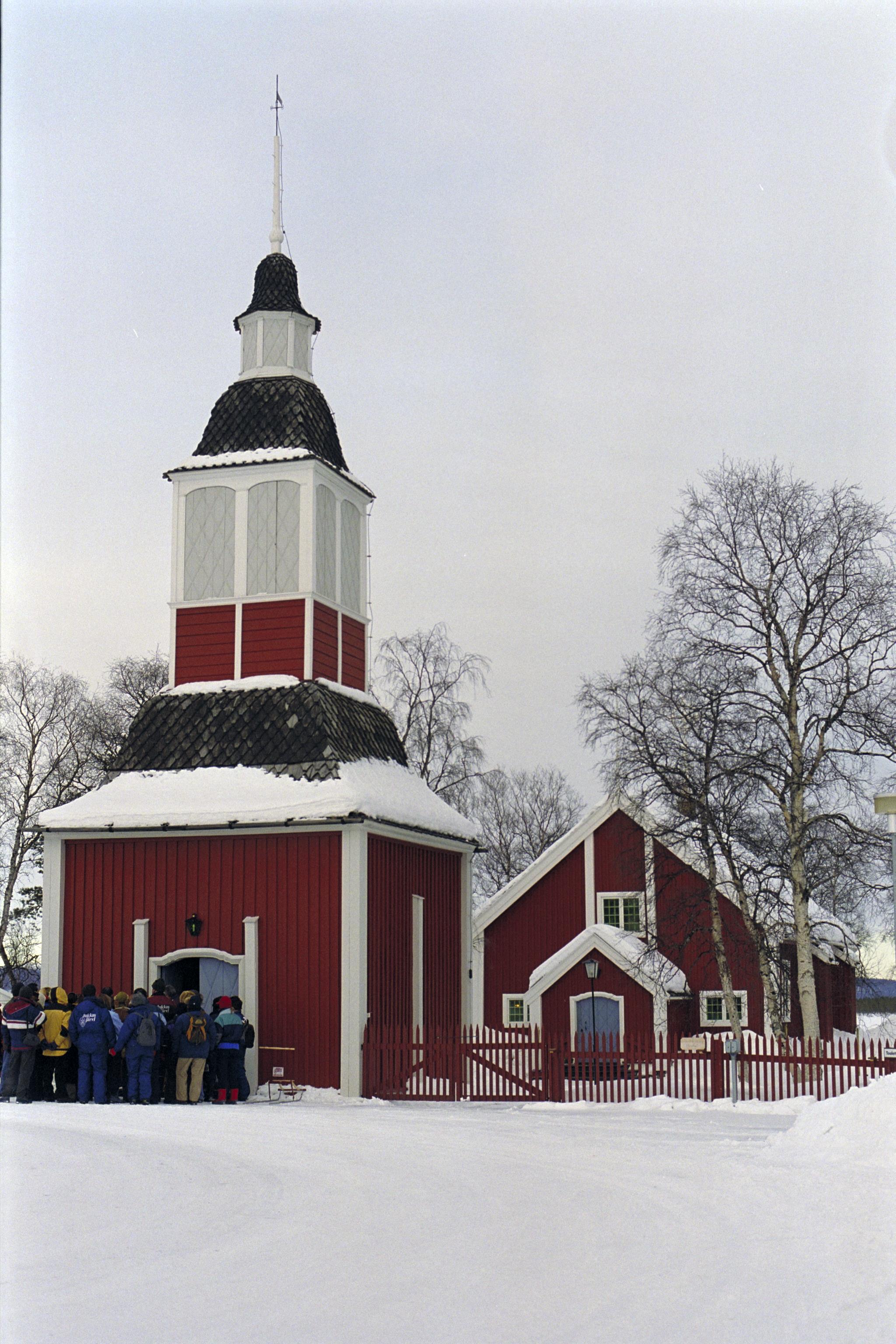Bengt A Lundberg, Jukkasjärvi kyrka