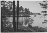 Östra Laxsjö från landsvägen mellan Laxå och Askersund