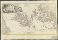 Charta öfver Åland med en del af svenska och finska skären samt post-vägen ....[Kartografiskt material]