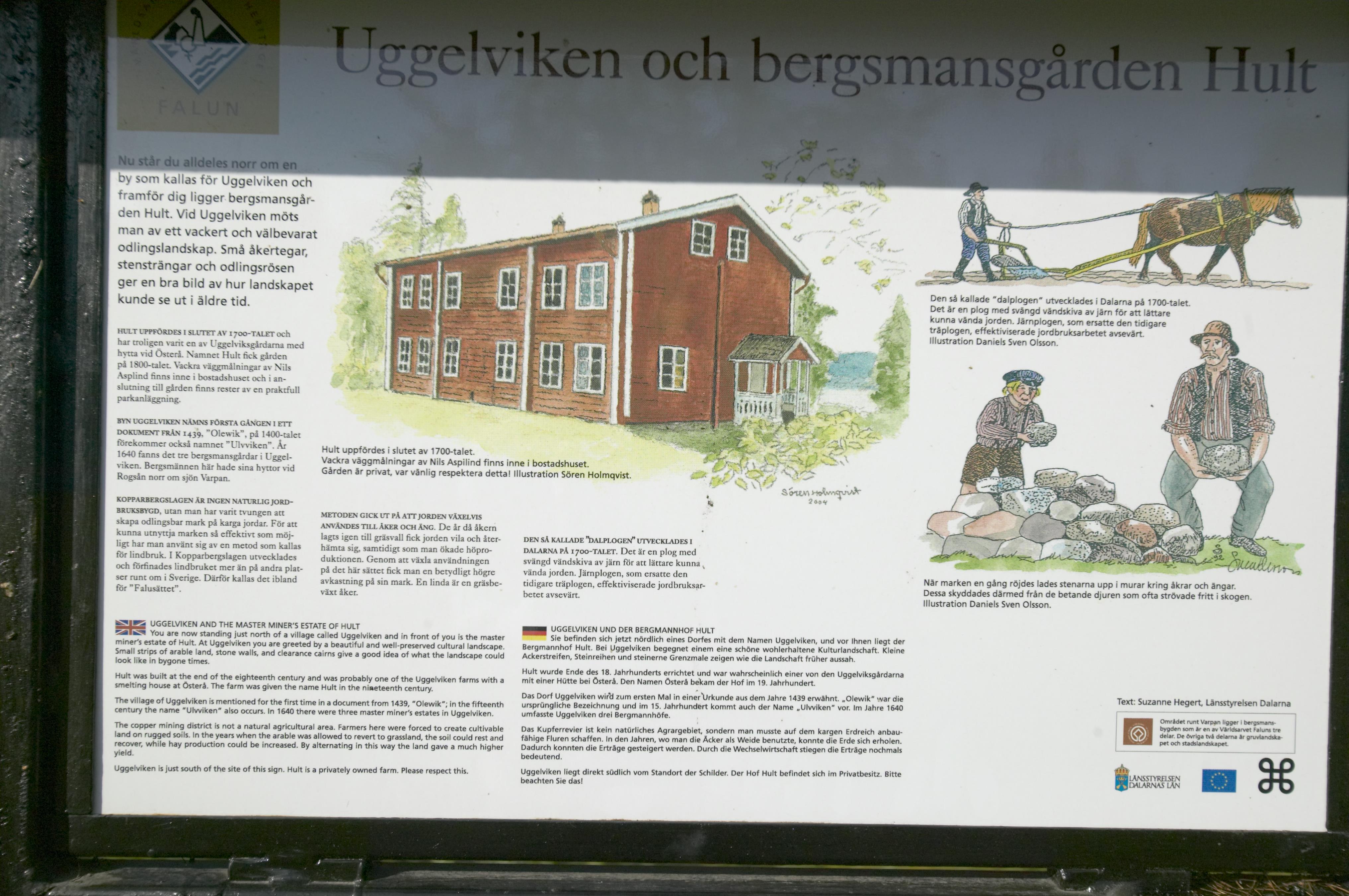 Bengt A Lundberg, Bergsmansgården Hult