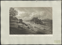 Ett mindre vattenfall vid Elfkarleby.[Bild]