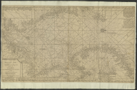 Niewe verbeeterde paskaart van de Noord Zee, strekkende van de hoofden tot aan Schaagen op de uyterste hoek van Iutland, neevens de Kust van Noorweegen, van Frederik Hall tot anna Drontem; verders de Oost Kust van Engeland en Schotland, als mede de Eylanden van Hitland en orcades.[Kartografiskt material]