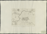 Charta öfwer Alingsås med närmaste belägenhet.