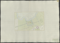 Belägenheten af Säfstaholm, uti Södermanland. Oppunda härad och W. Wingåkers socken..[Kartografiskt material]