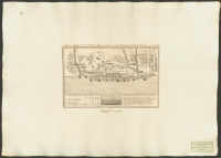 Plan du Campement de Humblebäck à Tyberupsmarck, où se fit la descente en Seelande l'an 1700.[Kartografiskt material]