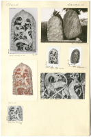 Resmo kyrka. Runsignum Öl FV1911;274B, Ljung 233, Öl FV1911;274C, Ljung 232