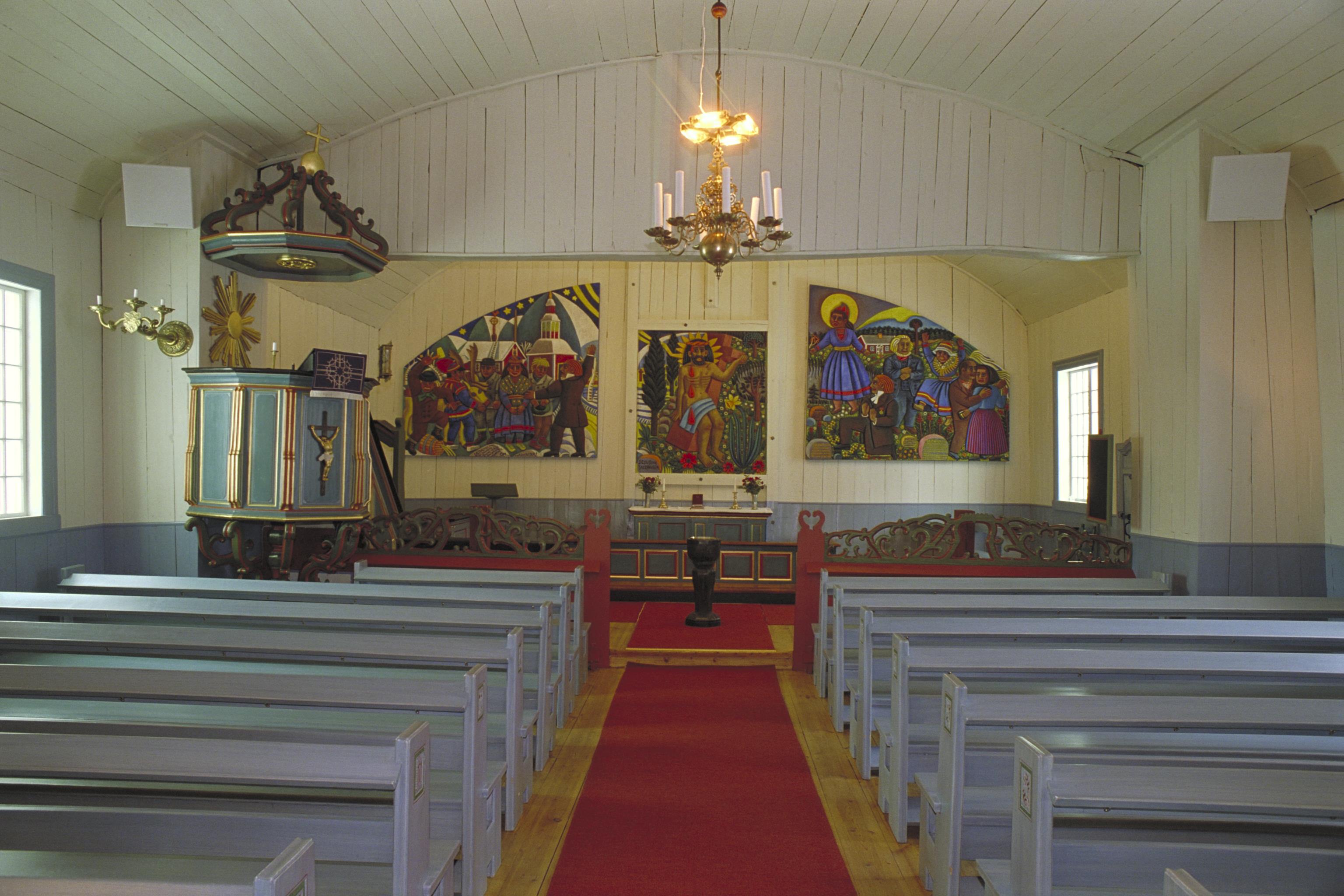 Bengt A Lundberg, Jukkasjärvi kyrka