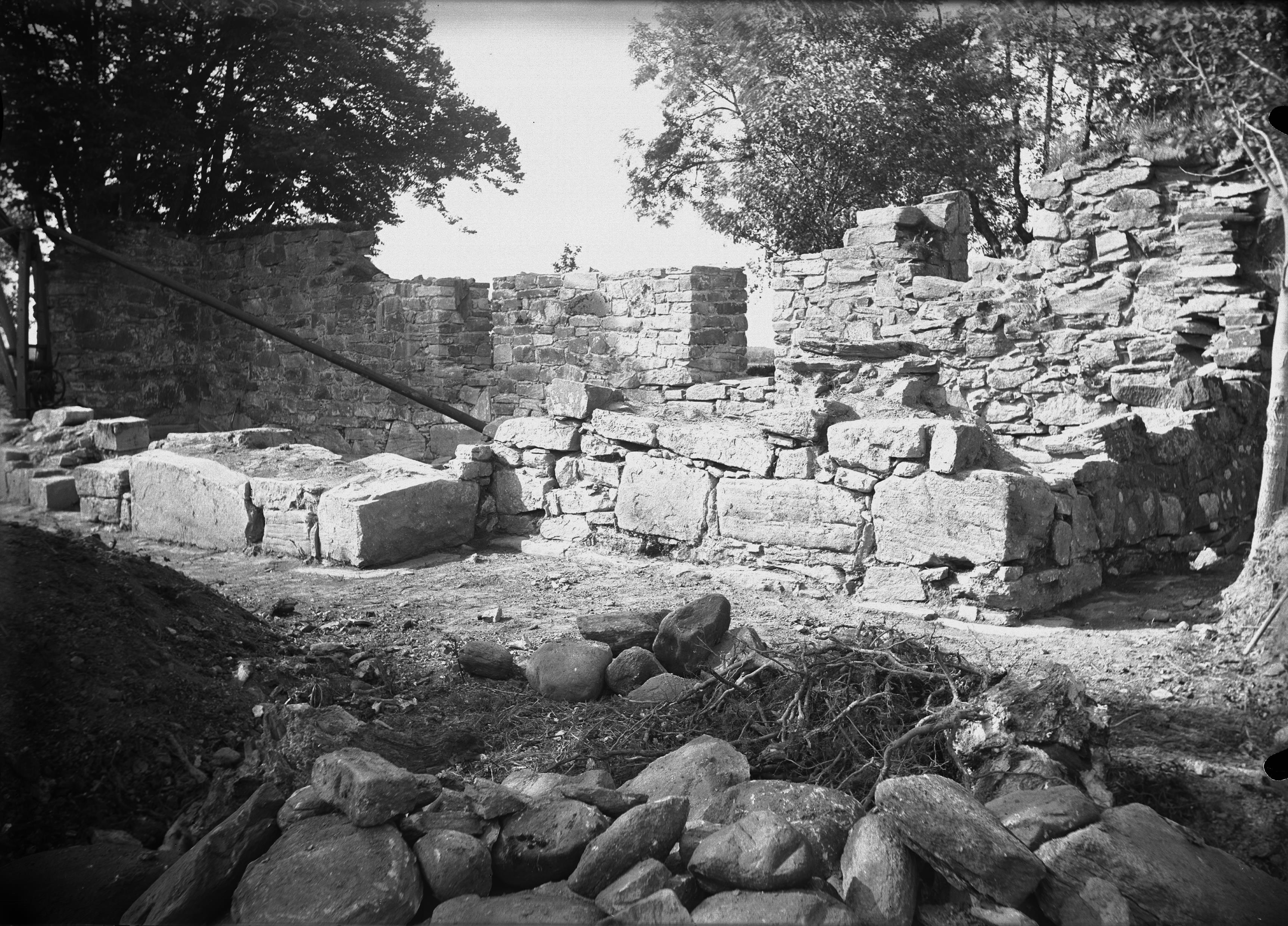 Axel Forssén, Skallsjö kyrkoruin