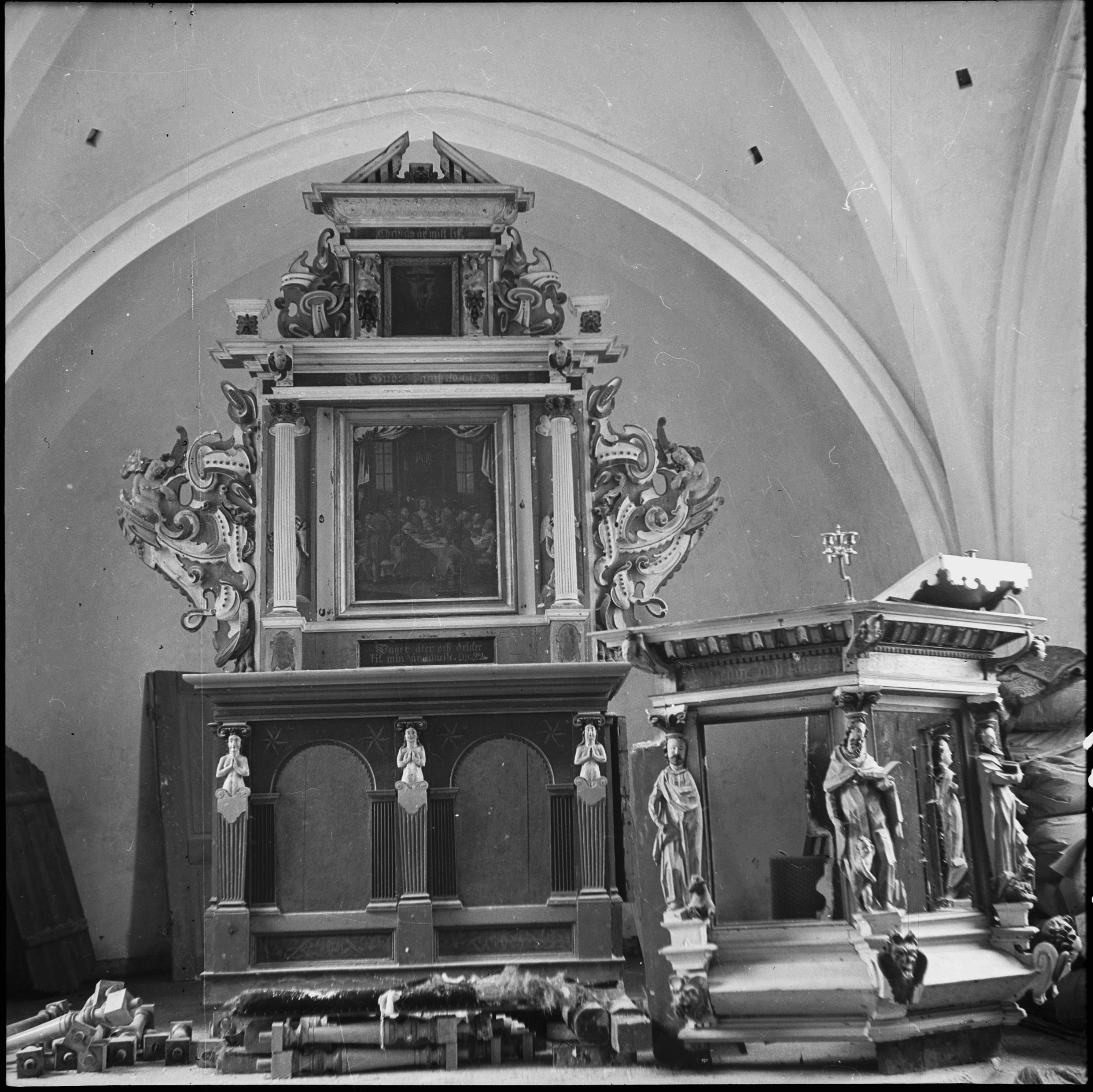 Osvald Owald, Bodarps kyrka