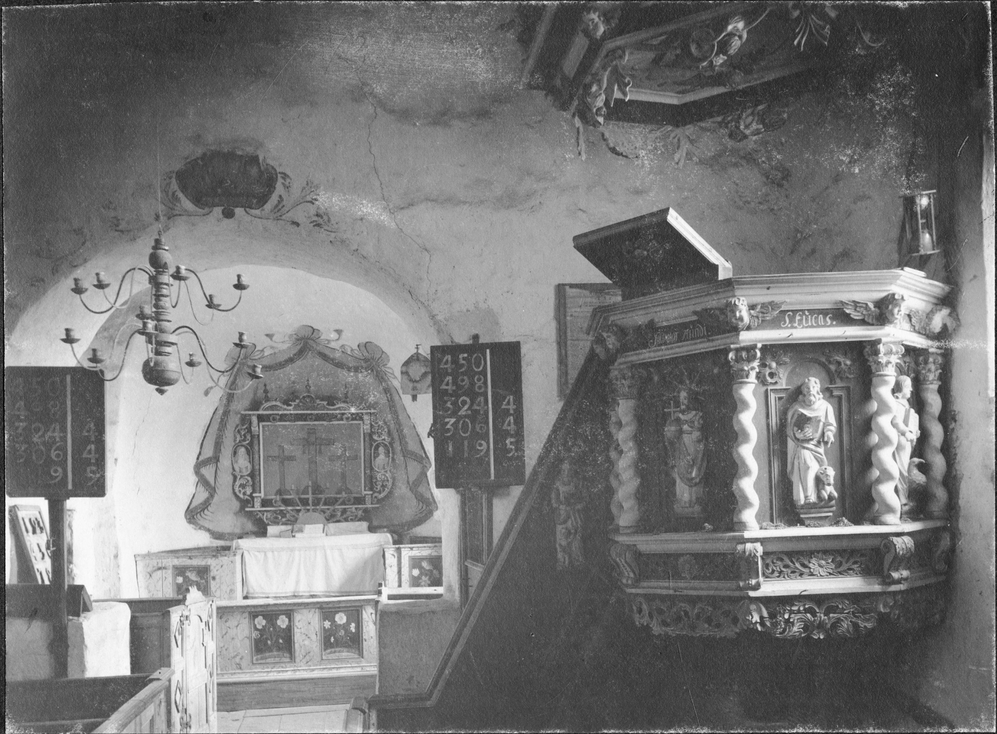 Ludvig Ericson, Suntaks gamla kyrka