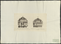 [Mönsterritningar till kaptens- och löjtnantsboställe].[Bild]