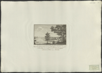 Utsikt af Lugnhamns linne-blekeri och spinnskola.[Bild]