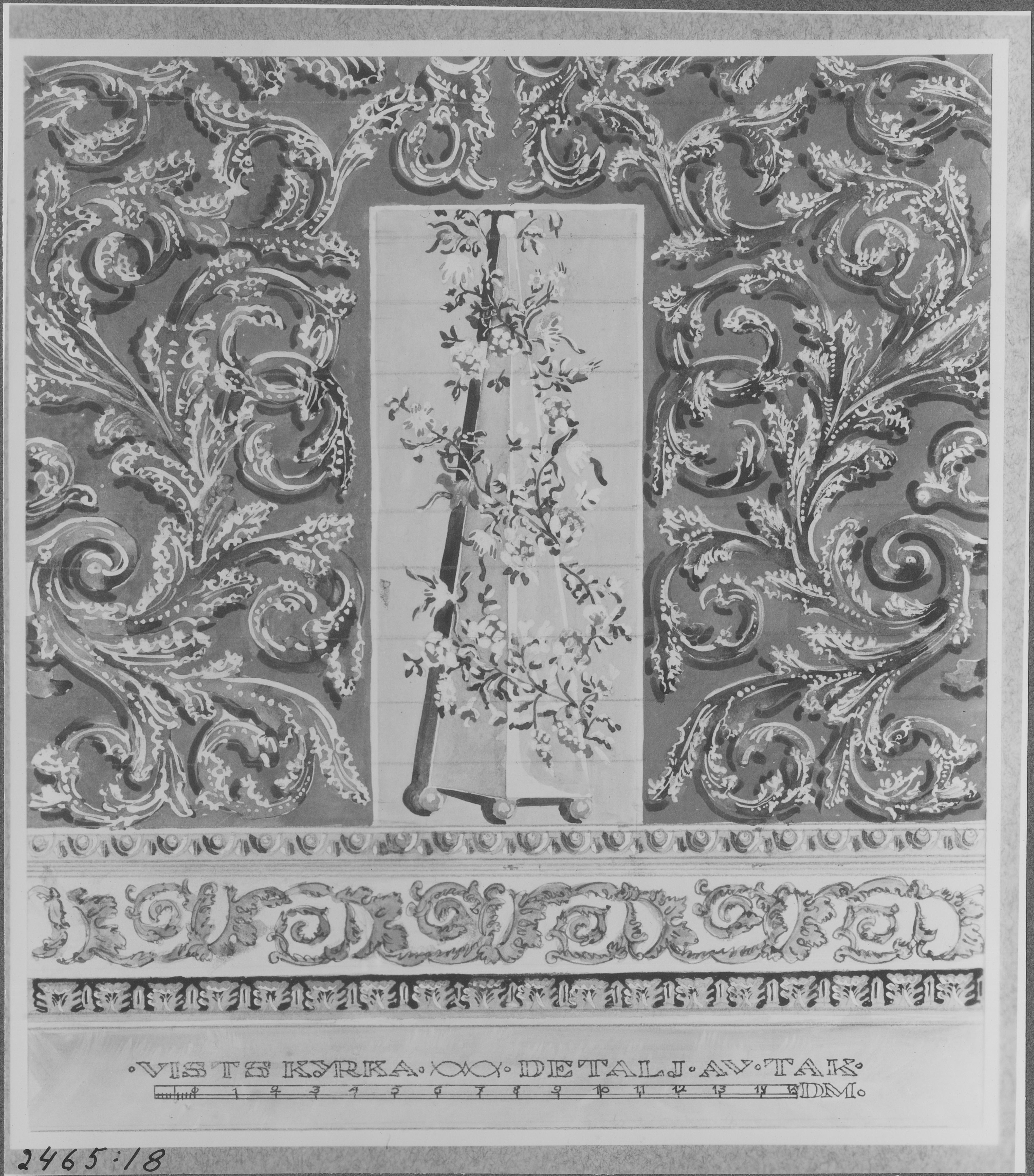 Okänd Okänd, Vists kyrka