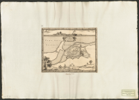 Nackschouia Lalandiæ oppidum, quod præsidio 1600. Danorum mundo sine ullo conflictu ... 8 febr 1658..[Kartografiskt material]