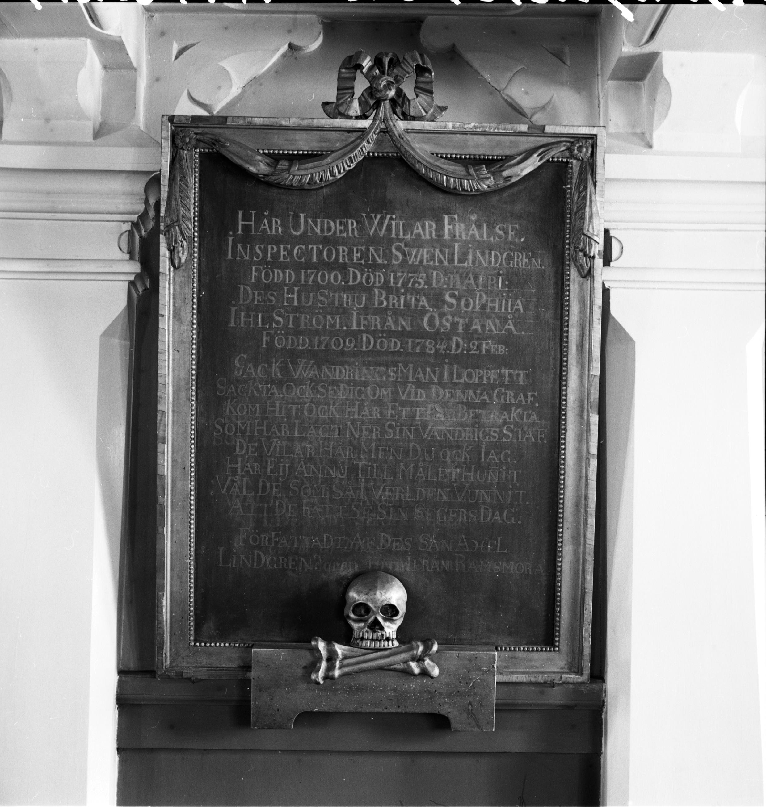 Nils Lagergren, Ljusterö kyrka