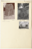 Kyrkskolans brädgård. Runsignum Sö 208 och Sö 206