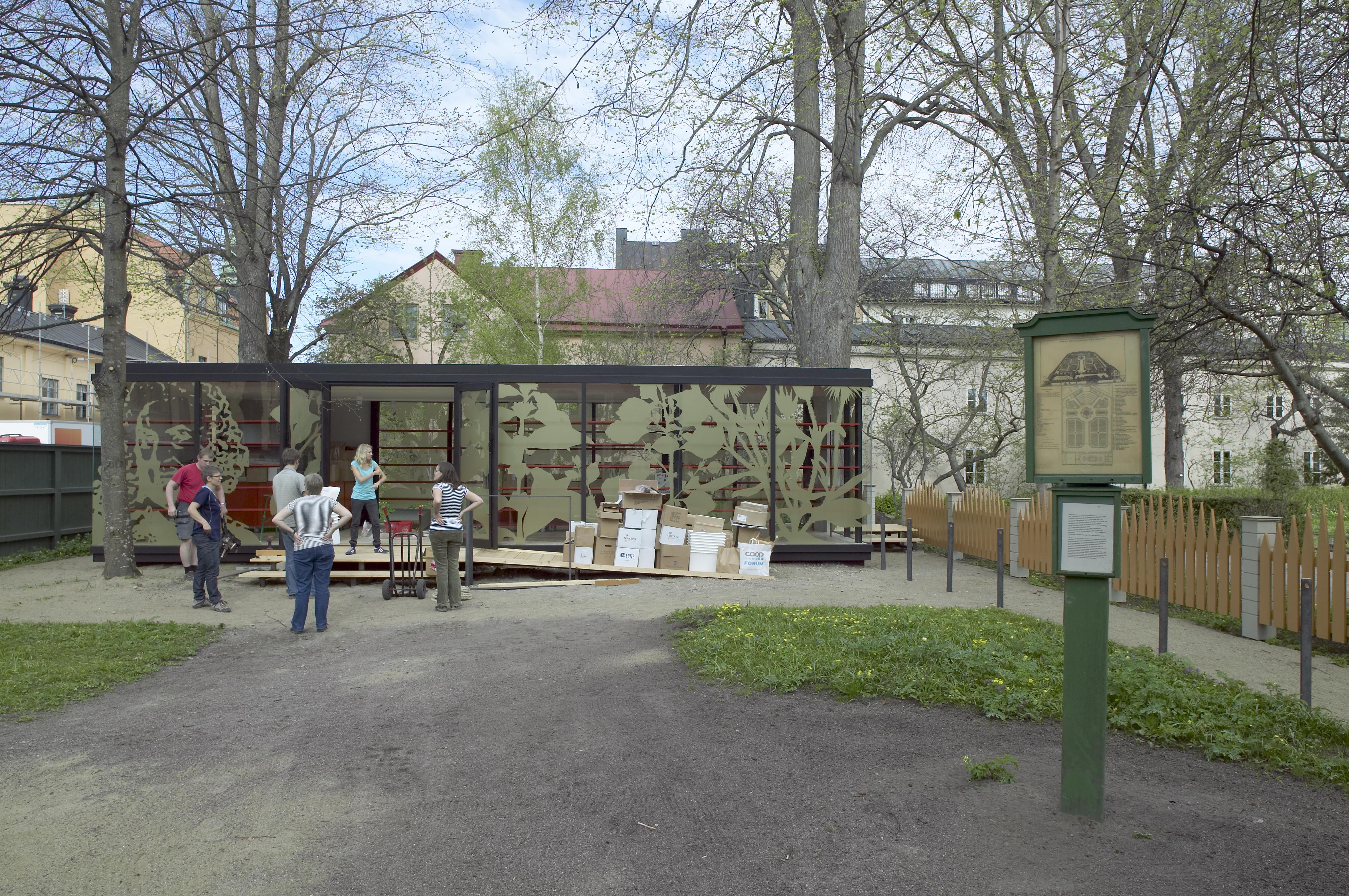 Bengt A Lundberg, Linnéträdgården