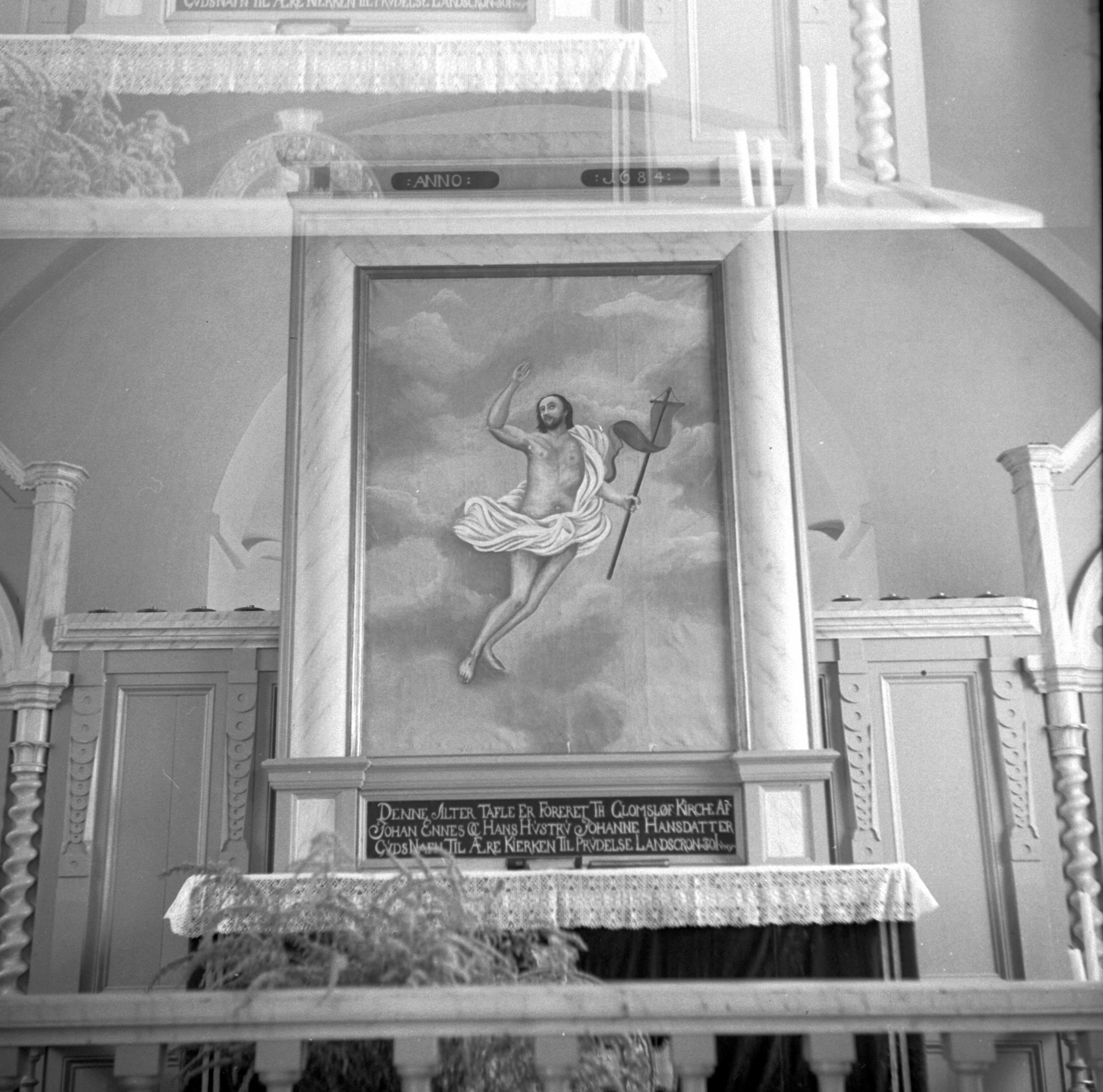 Osvald Owald, Glumslövs kyrka