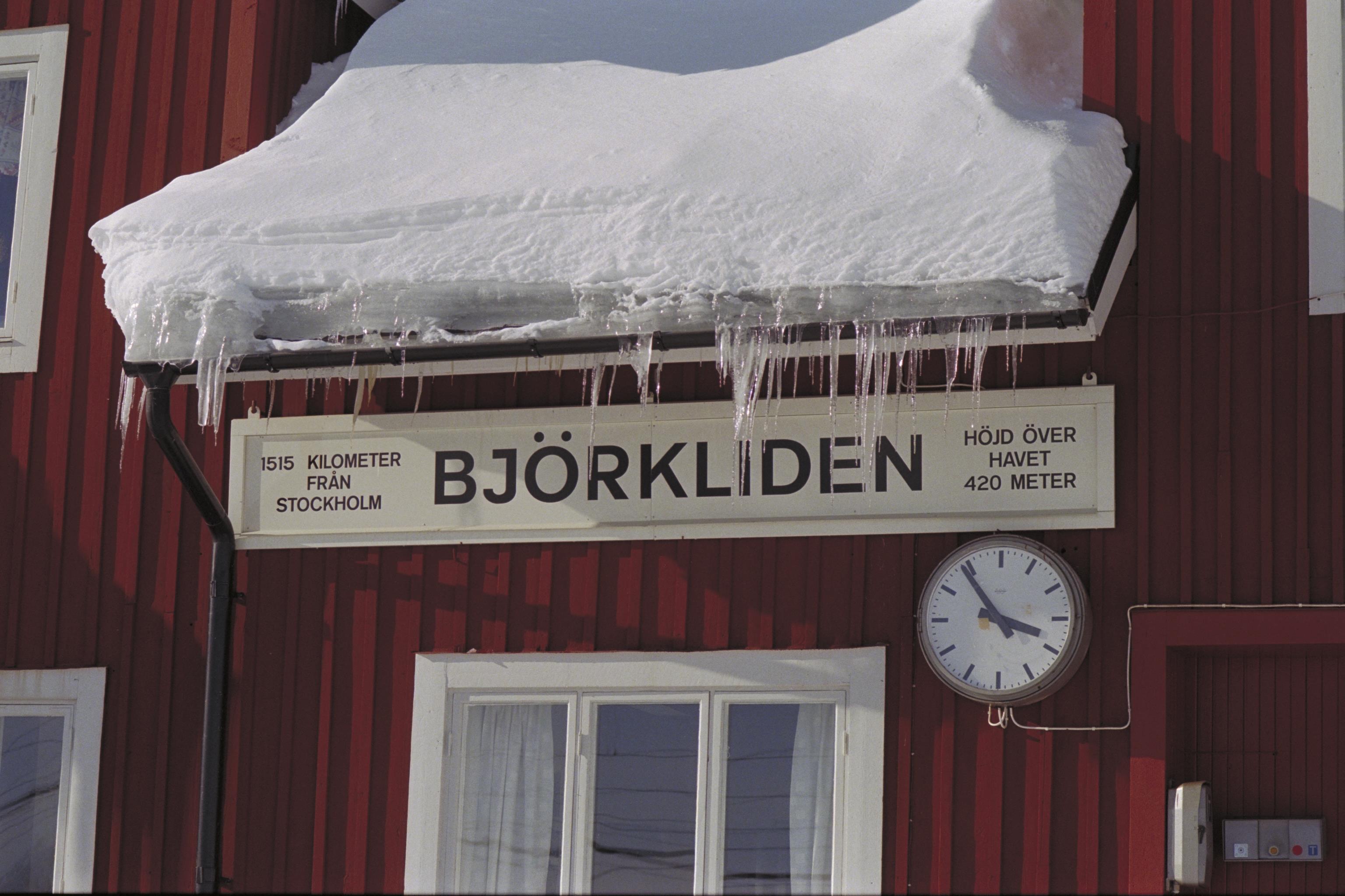 Bengt A Lundberg, Björklidens station