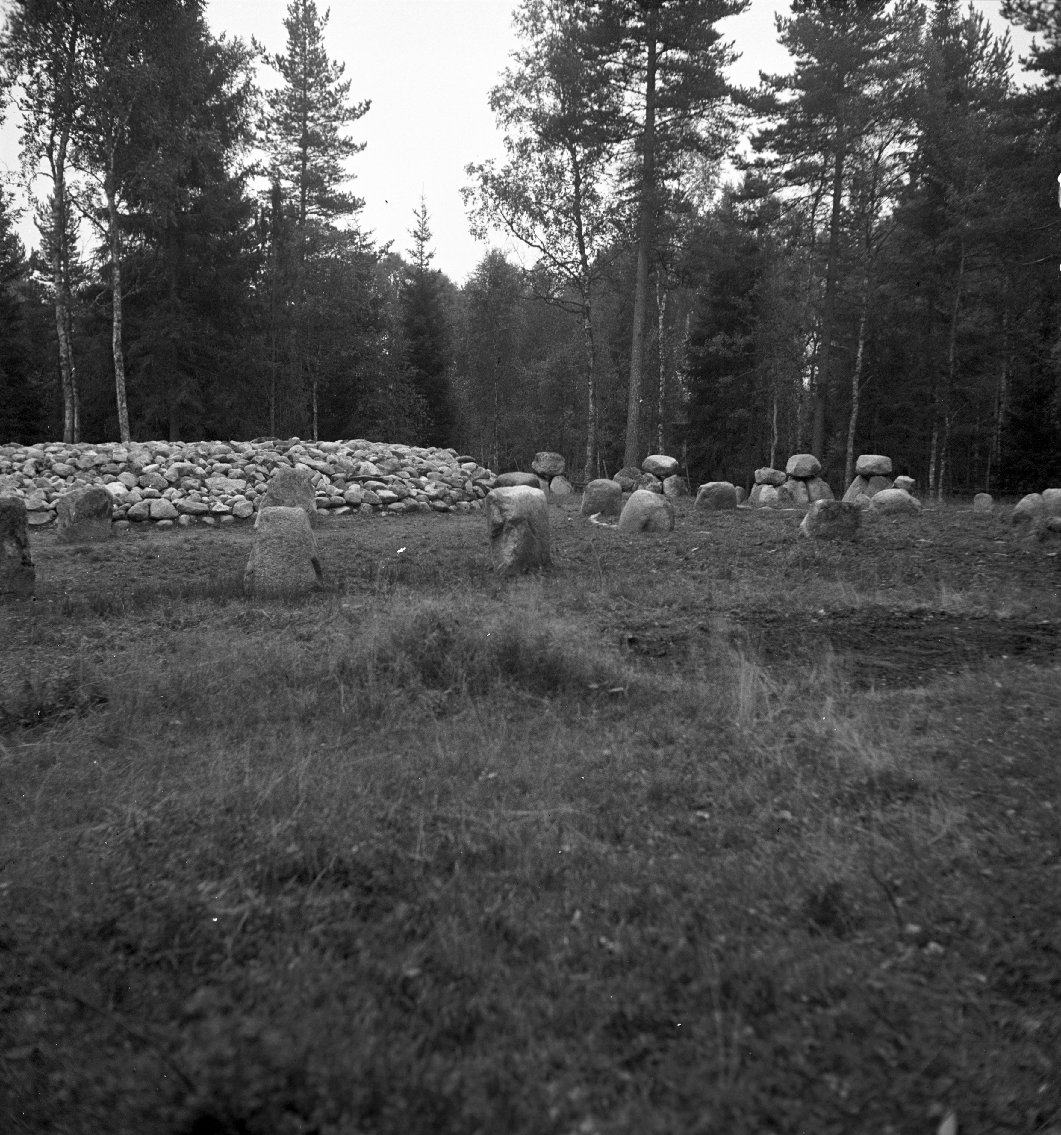 Mårten Sjöbeck, Fagertofta, gravfält från järnåldern, domarring och röse