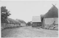 Eriksöre by, bygatan från söder