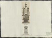 [Carl Banérs gravvård i Uppsala domkyrka].[Bild]