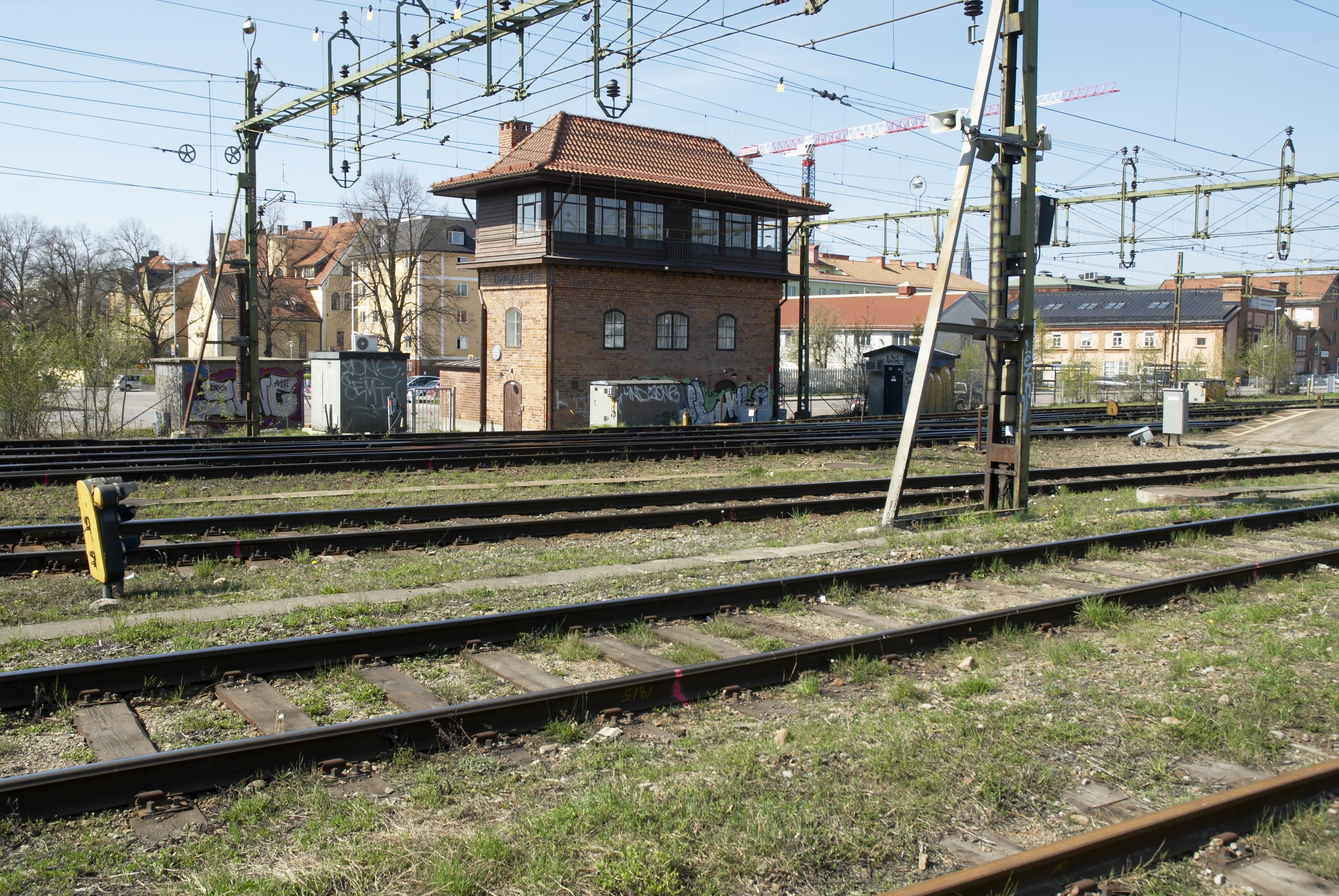 Bengt A Lundberg, Uppsala Centralstation och ställverket
